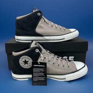 Converse CTAS High Street Mid Top Mens 9.5 Sneakers Papyrus/Black A14294C NEW